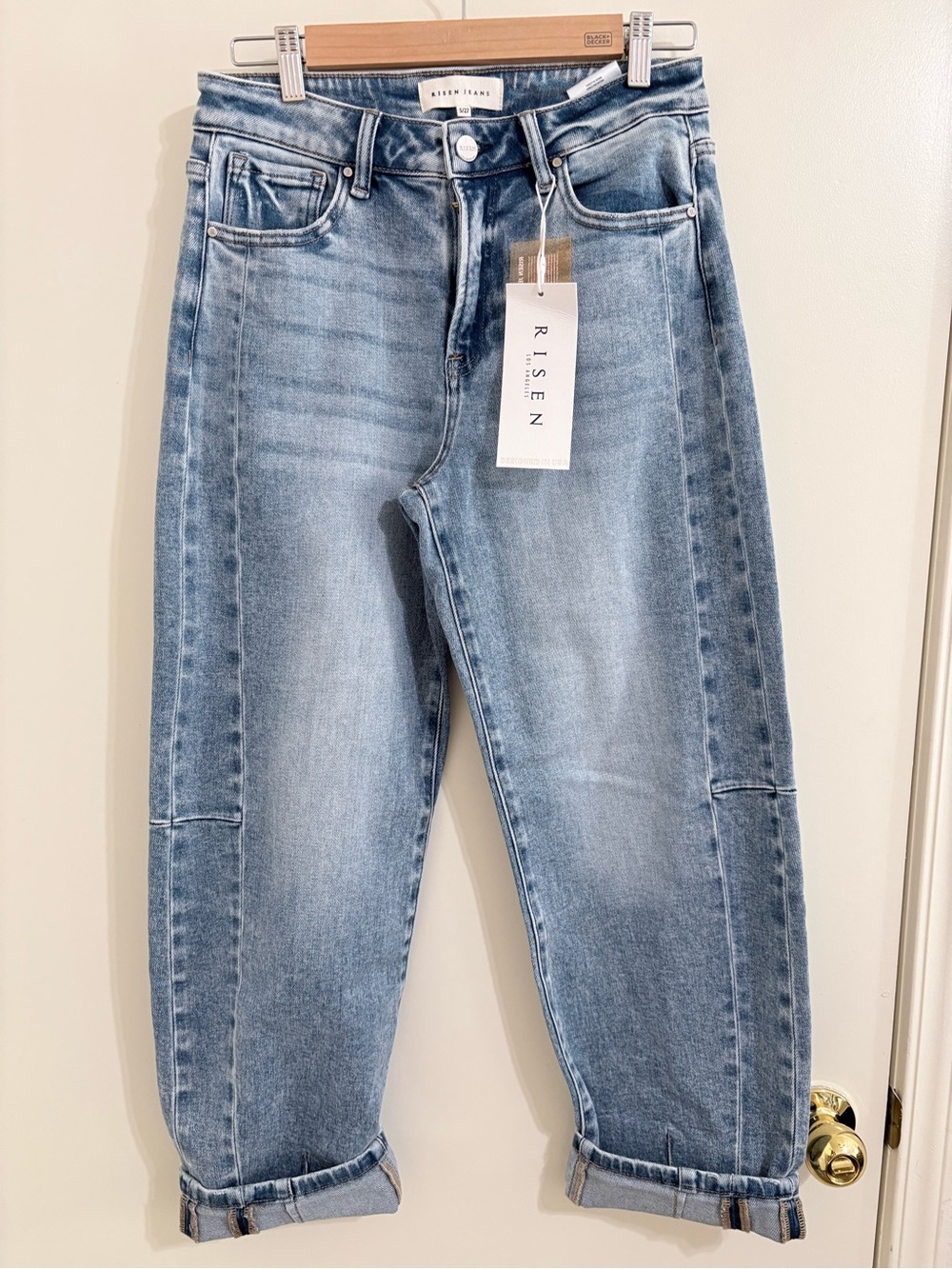 Risen Women's Light Wash Boyfriend Jeans